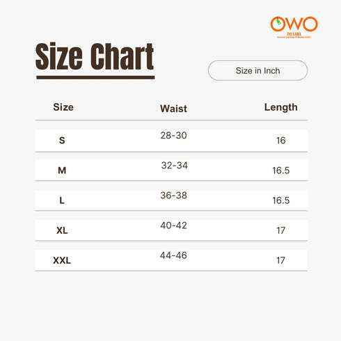 OWO THE LABEL Men’s Cotton Boxer Shorts – Comfortable and Casual in Blue